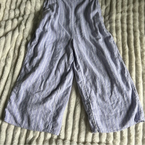 Old Navy Womens Medium Light Purple Wide Leg Striped Jumpsuit - Picture 5 of 11